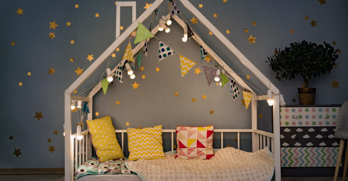 Check out ideas for a bed for a children's room