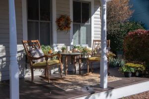 patio near the house