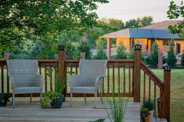 two chairs in patio