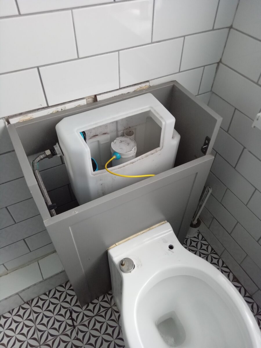 Broken Toilet